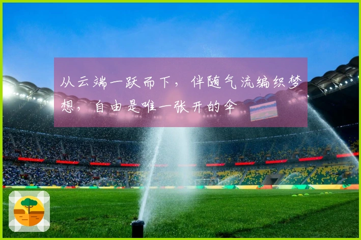 从云端一跃而下，伴随气流编织梦想，自由是唯一张开的伞
